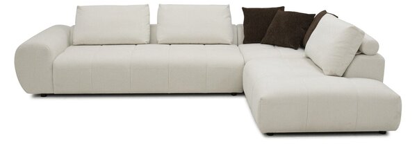 Colțar extensibil dumonde cu sezut confortabil din spuma high-density Allure 325x107 cm