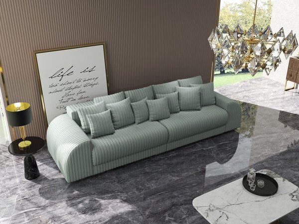 Canapea extensibilă dumonde cu 2 lăzi de depozitare Verona Ambience Mint 310x120 cm