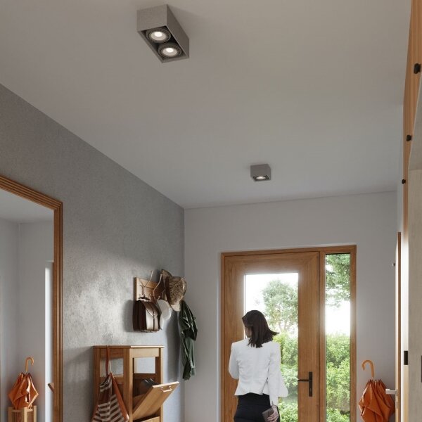 Plafonieră QUATRO 2xGU10/40W/230V beton