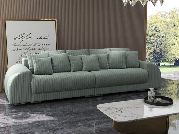 Canapea extensibilă dumonde cu 2 lăzi de depozitare Verona Ambience Mint 310x120 cm