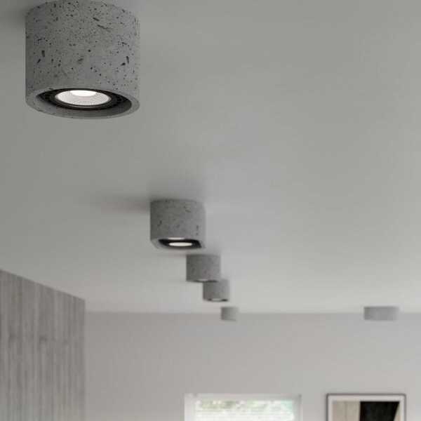 Plafonieră BASICv AR111 1xGU10/40W/230V beton