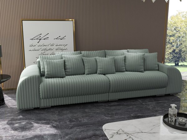 Canapea extensibilă dumonde cu 2 lăzi de depozitare Verona Ambience Mint 310x120 cm