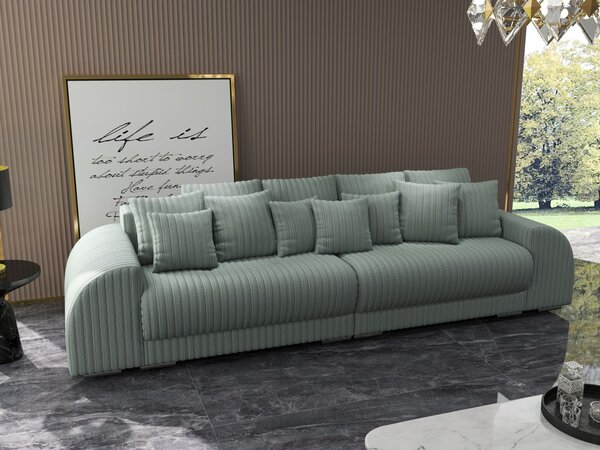 Canapea extensibilă dumonde cu 2 lăzi de depozitare Verona Ambience Mint 310x120 cm