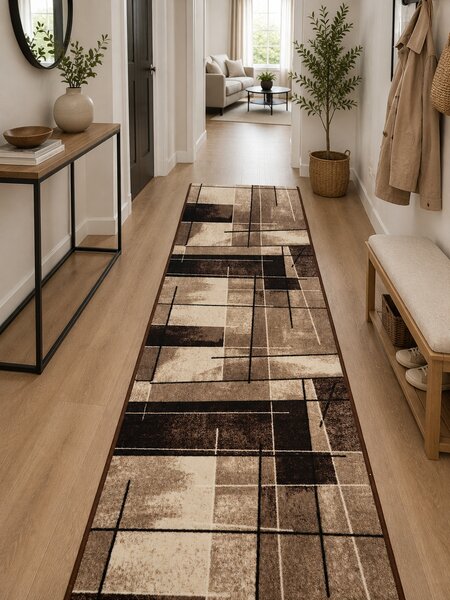 Traversa Model Print Hanoi, Diverse Latimi, Bej 60 x 1200, Dreptunghi