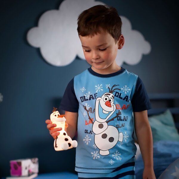 Philips 71768/08/16 - Lampă pentru copii Disney Frozen Olaf LED/0,3W/2xAAA om de zăpadă