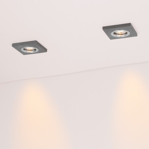Spot-Light 2515336 - Set 3x LED VITAR 1xGU10/5W/230V beton, podhledové