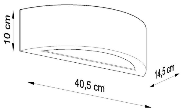 Aplică ATENA 1xE27/60W/230V neagră