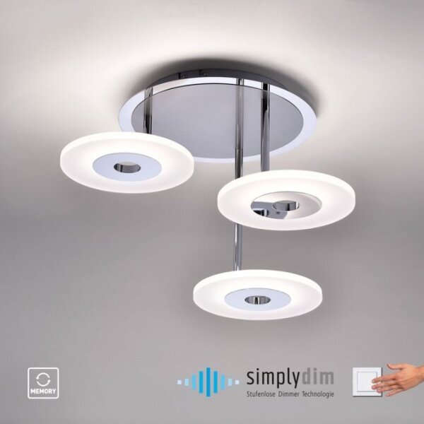 Lustră LED dimabilă Paul Neuhaus 6446-55 ADALI 3xLED/13W/230V