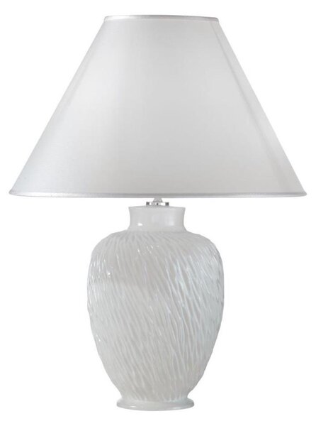 Lampă de masă CHIARA 1xE27/100W/230V albă d. 40 cm Kolarz A1340.71