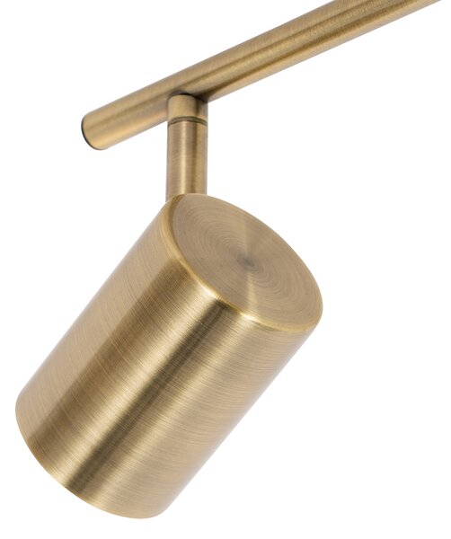 Plafoniera moderna bronz 5 lumini reglabile dreptunghiulara - Jeana