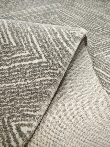 Covor Living Dormitor, Model Opus 54355 670, Gri 80x150