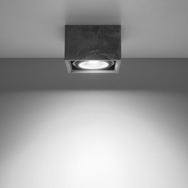 Plafonieră QUATRO 1xGU10/40W/230V beton
