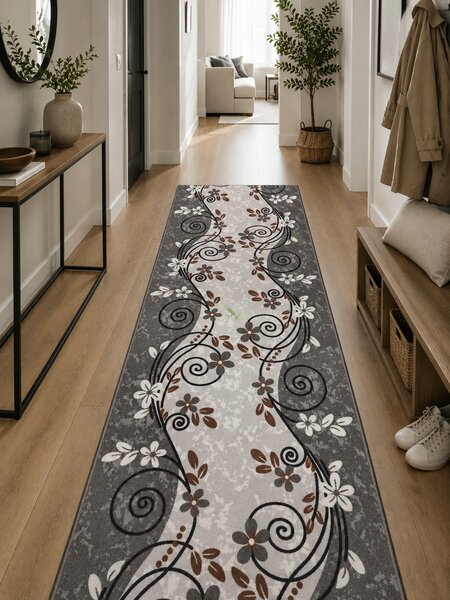 Traversa Model Print Seoul, Diverse Latimi, Gri 120 x 400, Dreptunghi