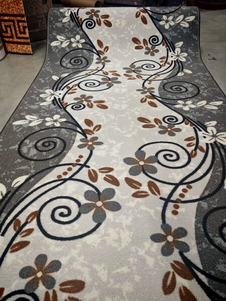 Traversa Model Print Seoul, Diverse Latimi, Gri 120 x 400, Dreptunghi