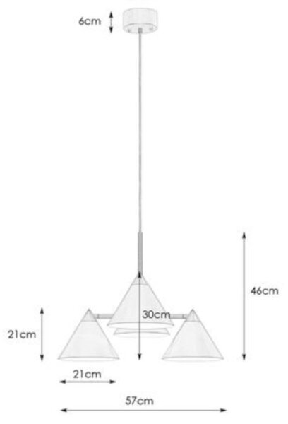 Lustră pe cablu Markslöjd 108077 KLINT 4xE14/40W/230V albă