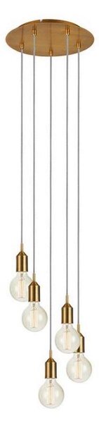 Lustră pe cablu Markslöjd 108100 BRONX 5xE27/60W/230V bronz