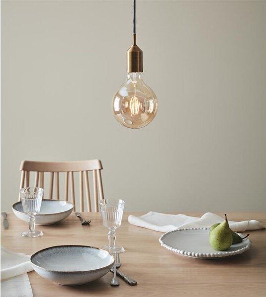 Lustră pe cablu Markslöjd 108098 BRONX 1xE27/60W/230V bronz