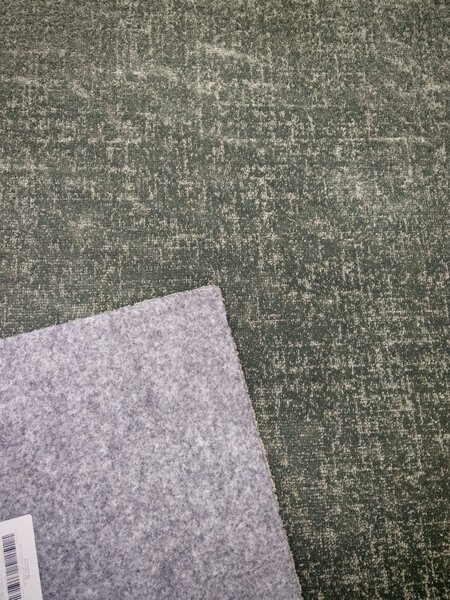 Covor Belgian, Model Fargo 71501 040 Verde Salvie - Design Uni, Fir Scurt 7 mm, Antialergic 80 x 150, Dreptunghi
