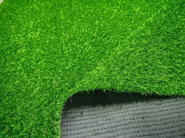 Gazon Artificial Leisure, Fir 15 mm, Verde, pentru Grădină, Curte, Terasă și Piscină 2 metri, 2 metri