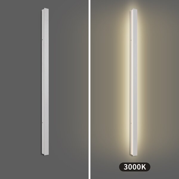 Brilagi - Aplică LED de exterior LINEAR, 32W, 230V, 3000K, IP65, 140 cm, albă, CRI 90