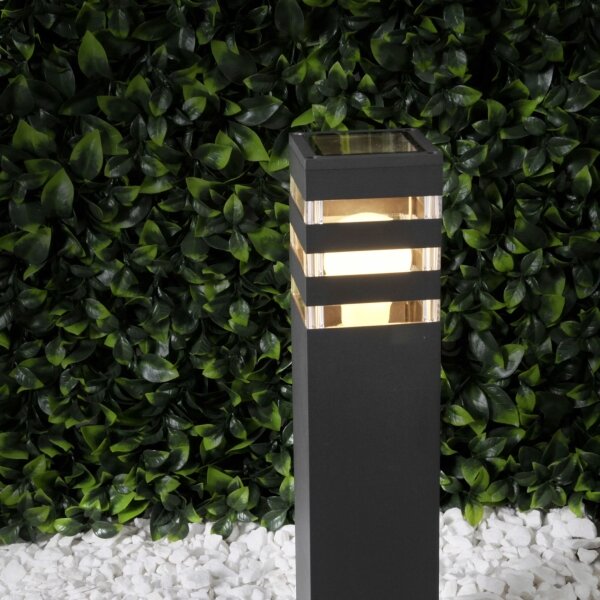Lampă exterior TEKSAS 1xE27/12W/230V IP44, 44 cm, antracit