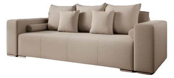 Canapea extensibilă dumonde cu ladă de depozitare Marbela Bej 245x100 cm