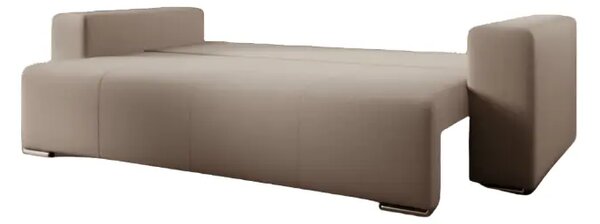 Canapea extensibilă dumonde cu ladă de depozitare Marbela Bej 245x100 cm
