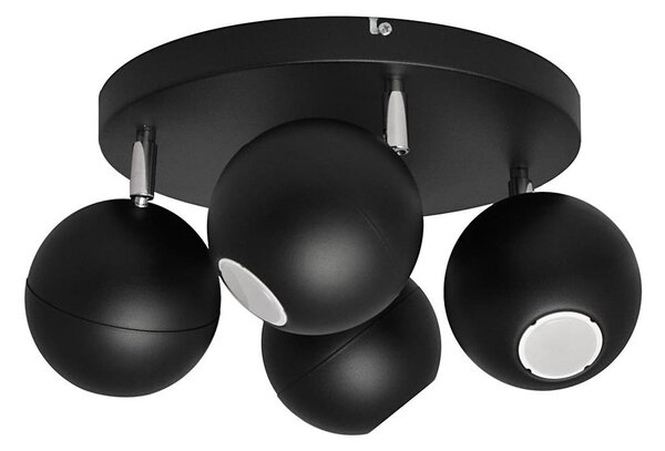 Spot LED MIDWAY 4xGU10/6,5W/230V negru