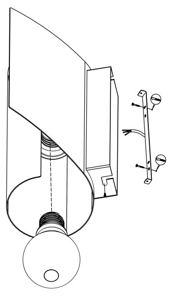 Eglo 98759 - Aplică perete FALICETTO 1xE27/40W/230V