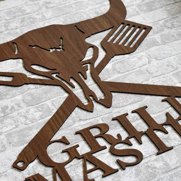 DUBLEZ | Decorațiune pentru peretele din bucătărie - Grill Master | Tablou de perete