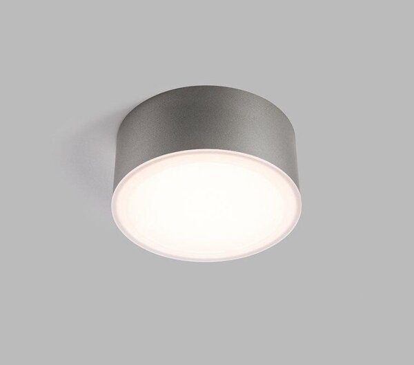 Plafonieră LED LED2 BUTTON LED/17W/230V argintie