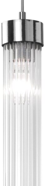 Lustră pe cablu RAGGIO 1xE14/25W/230V argintie Kolarz 6009.30151