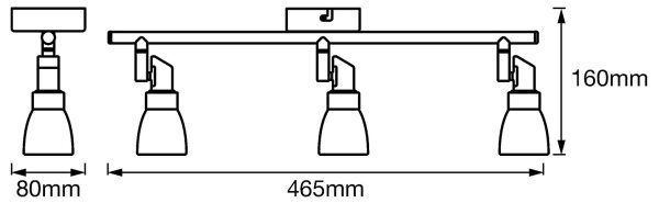 Spot LED Ledvance SPOT 3xG9/2W/230V