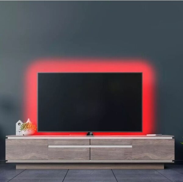 Bandă LED RGB 2x5m LED/4,8W/230V + telecomandă