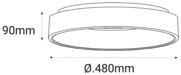 Plafonieră LED LED2 BELLA LED/40W/230V 3000/4000K albă