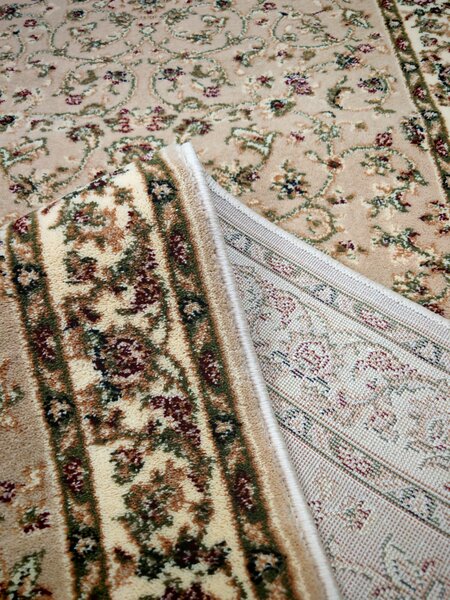 Traversa Hol, Model Clasic 1555 110, Festonata Latime 150 cm, Crem Bej 150 x 200