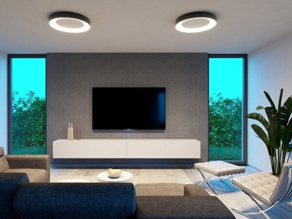 Plafonieră LED BELLA LED/40W/230V 3000/4000K neagră LED2