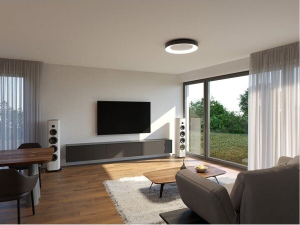 Plafonieră LED BELLA LED/40W/230V 3000/4000K neagră LED2