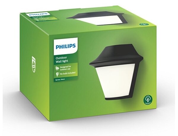 Aplică de exterior 1xE27/42W/230V IP44 Philips Massive 17389/30/PN