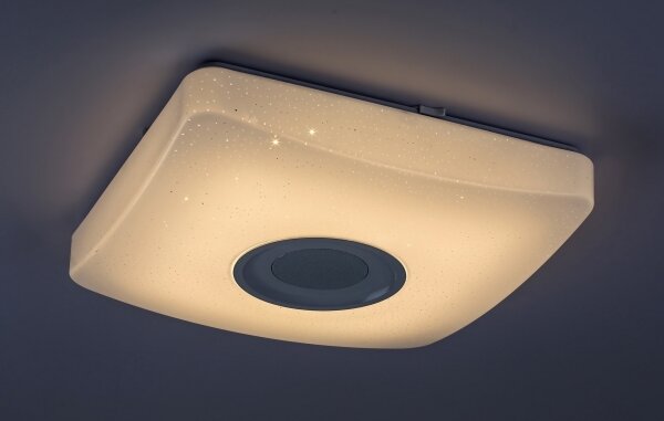 Rabalux - Plafonieră LED RGB dimmabilă cu difuzor, 18W/230V + telecomandă