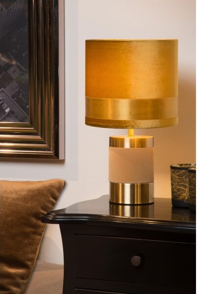 Lampă de masă EXTRAVAGANZA FRIZZLE 1xE14/40W/230V aurie Lucide 10500/81/34