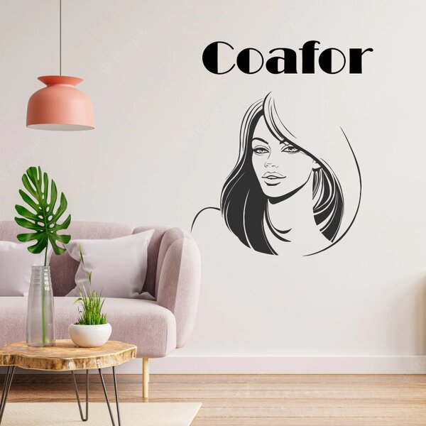Sticker perete Coafor 9