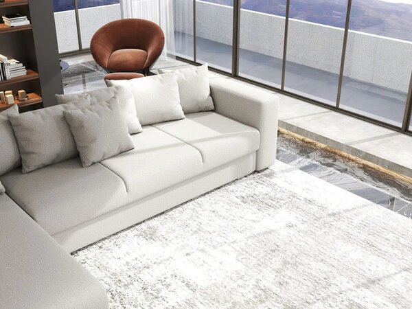 Colțar extensibil dumonde cu ladă de depozitare Gloria Enjoy Beige 320x183 cm