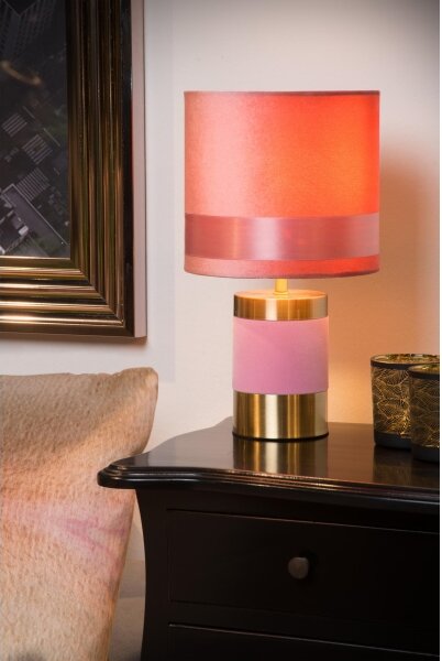 Lampă de masă EXTRAVAGANZA FRIZZLE 1xE14/40W/230V roz Lucide 10500/81/66