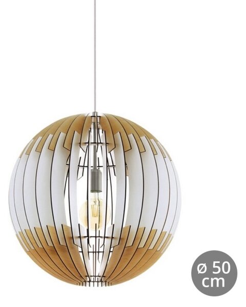 Lustră pe cablu OLMERO 1xE27/60W/230V Eglo 32846