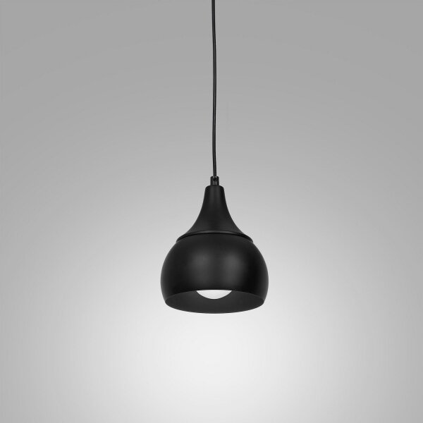 Lustră pe cablu AKTAN 1xE27/60W/230V neagră