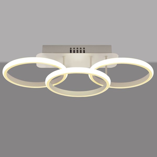 Lustră LED aplicată BARI LED/30W/230V albă