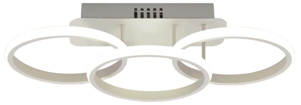 Lustră LED aplicată BARI LED/30W/230V albă