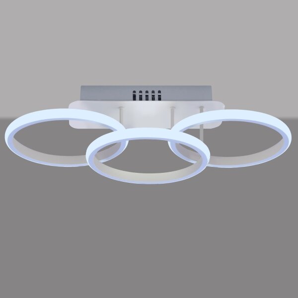 Lustră LED aplicată BARI LED/30W/230V albă