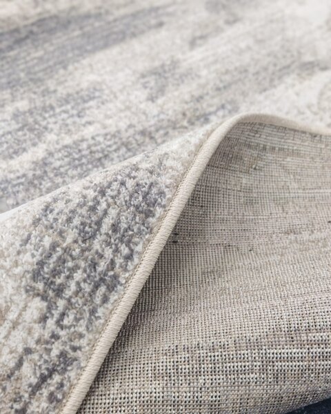 Covor Sufragerie Dormitor, Model Elma El002 106, Gri Bej 80x150